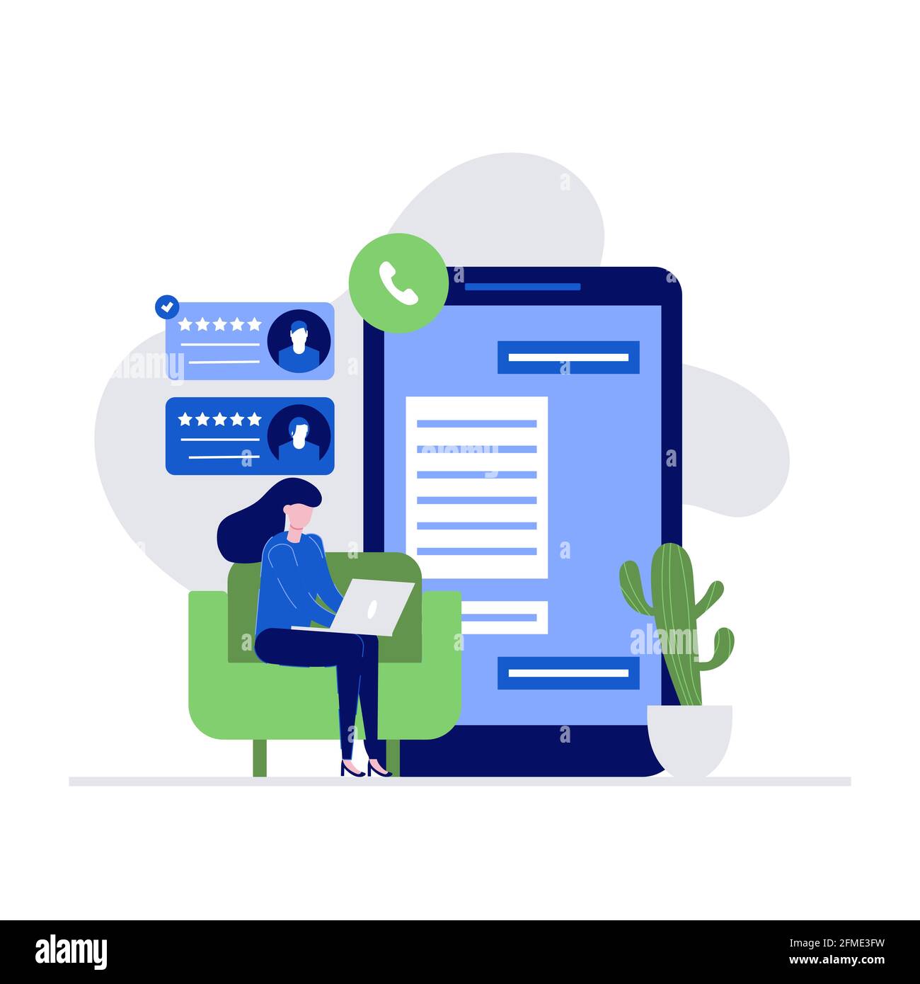 Call center infographics hi-res stock photography and images - Alamy