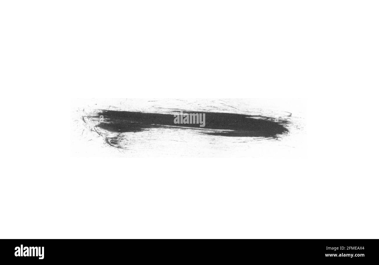 Beautiful paint isolated paint line brushes for painting. Black ink