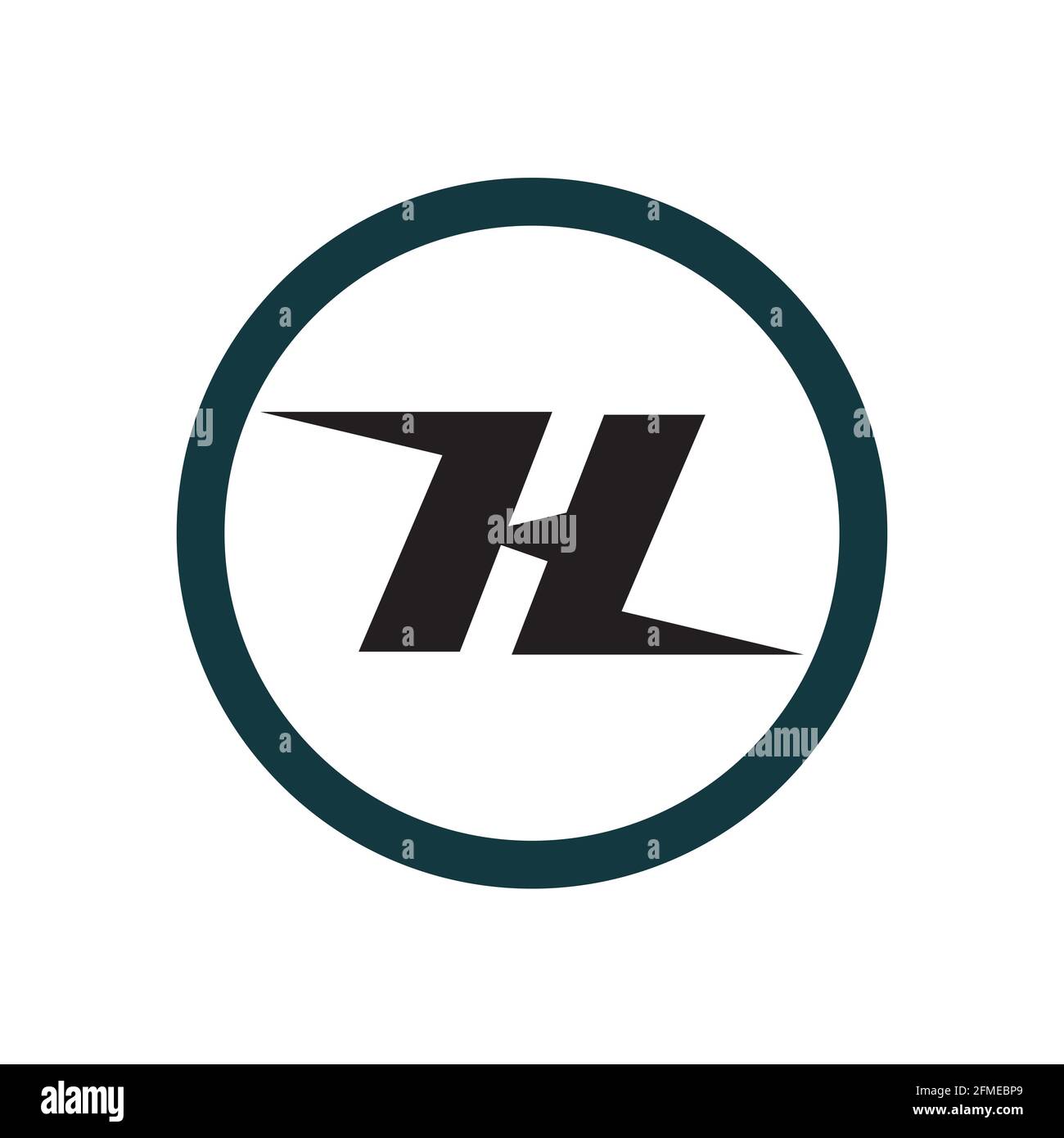 Letter H logo icon vector design template elements Stock Vector Image ...