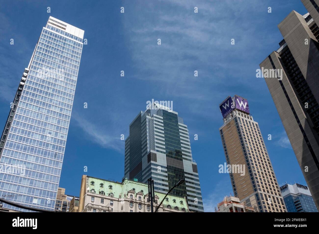 Hotels and Office Buildings in Times Square, NYC Stock Photo Alamy