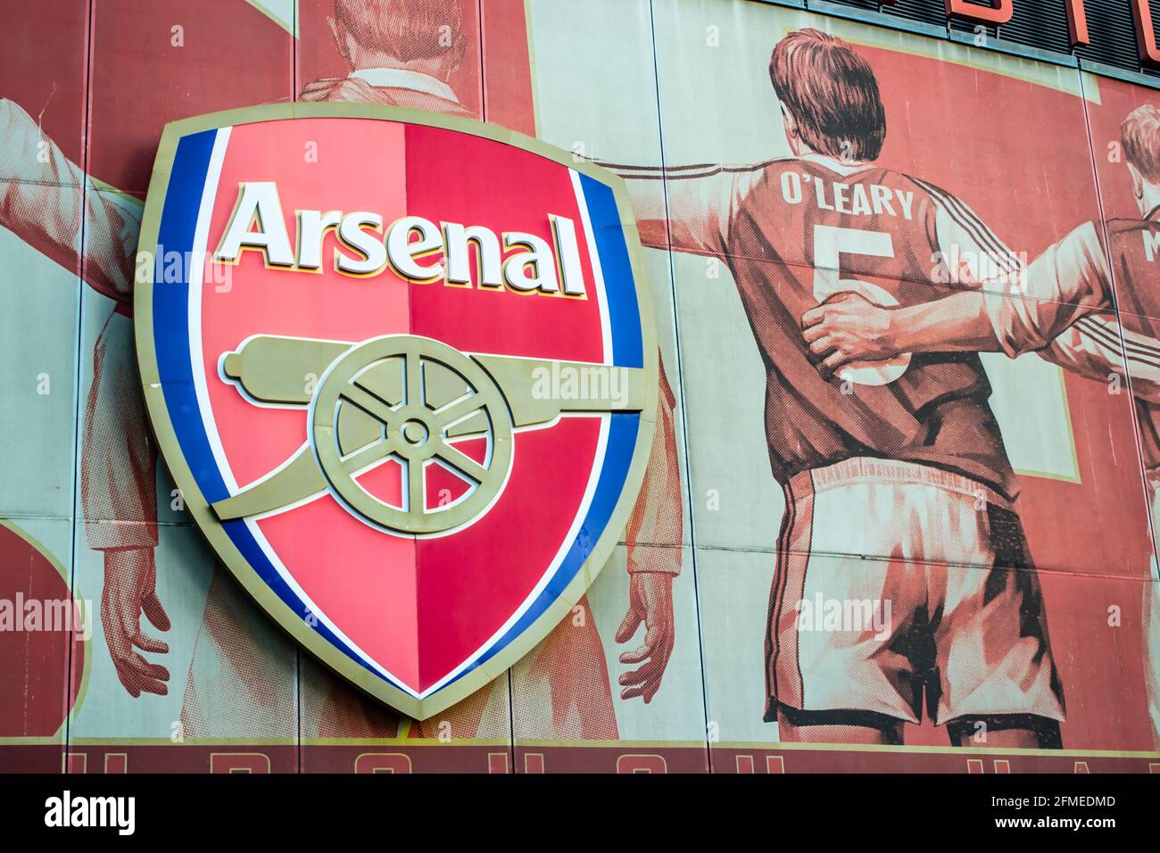 HIGHBURY, LONDON, ENGLAND- 6 May 2021: Arsenal Emirates football ...