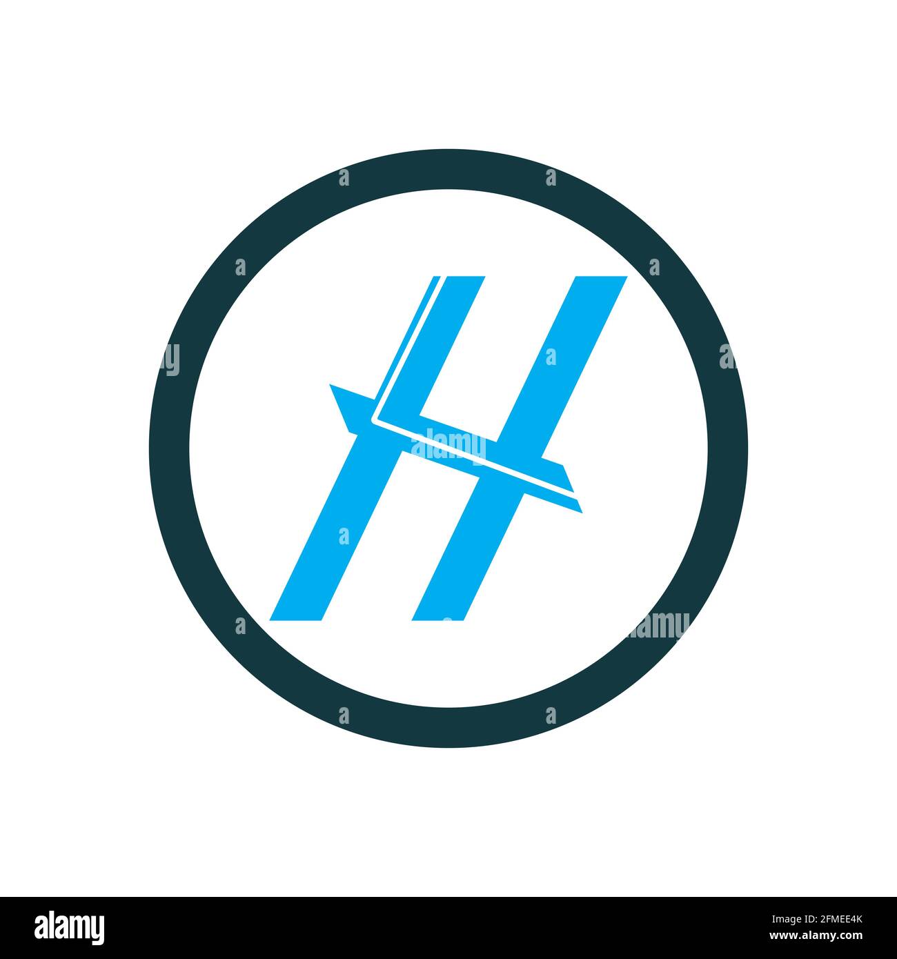 Letter H logo icon vector design template elements Stock Vector Image ...