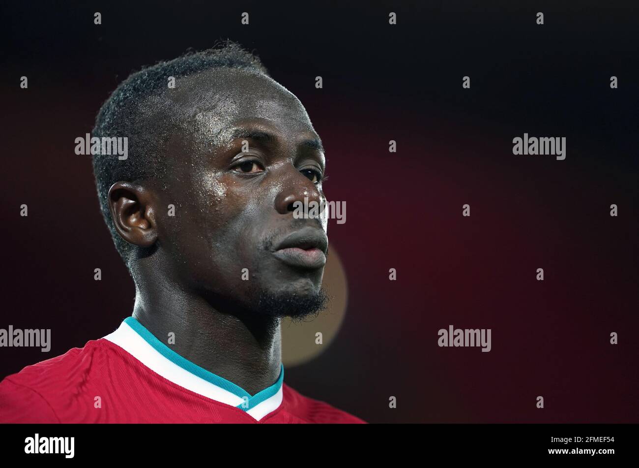 Liverpool's Sadio Mane during the Premier League match at Anfield, Liverpool. Picture date: Saturday May 8, 2021. Stock Photo