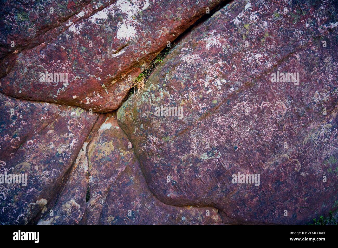 Closeup of interesting lines and patterns in rocks. Digitally altered ...