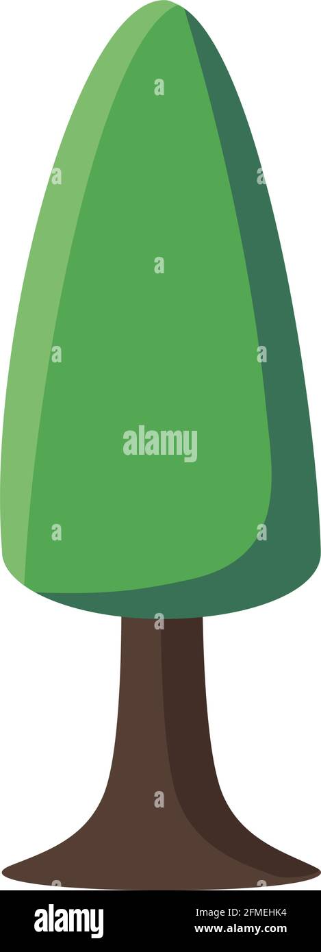 pine tree plant green nature icon Stock Vector Image & Art - Alamy