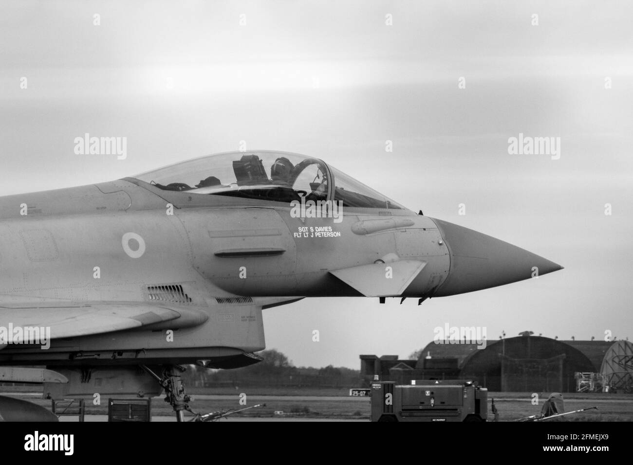Eurofighter fighter jet Black and White Stock Photos & Images - Alamy