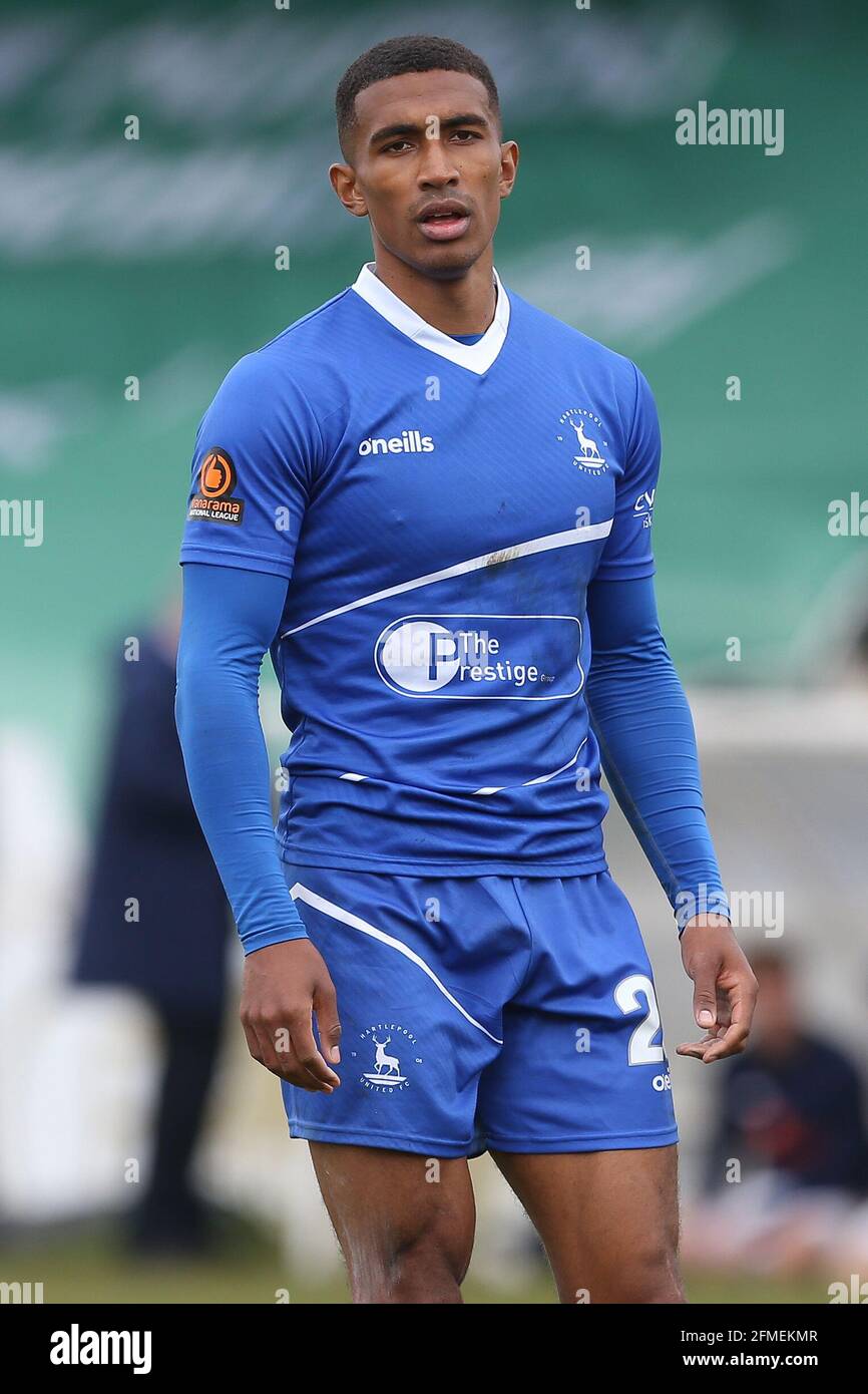 Hartlepool Uk May 8th Danny Elliot Of Hartlepool United During The Vanarama National League Match Between Hartlepool United And Maidenhead United At Victoria Park Hartlepool On Saturday 8th May 2021 Credit Mark