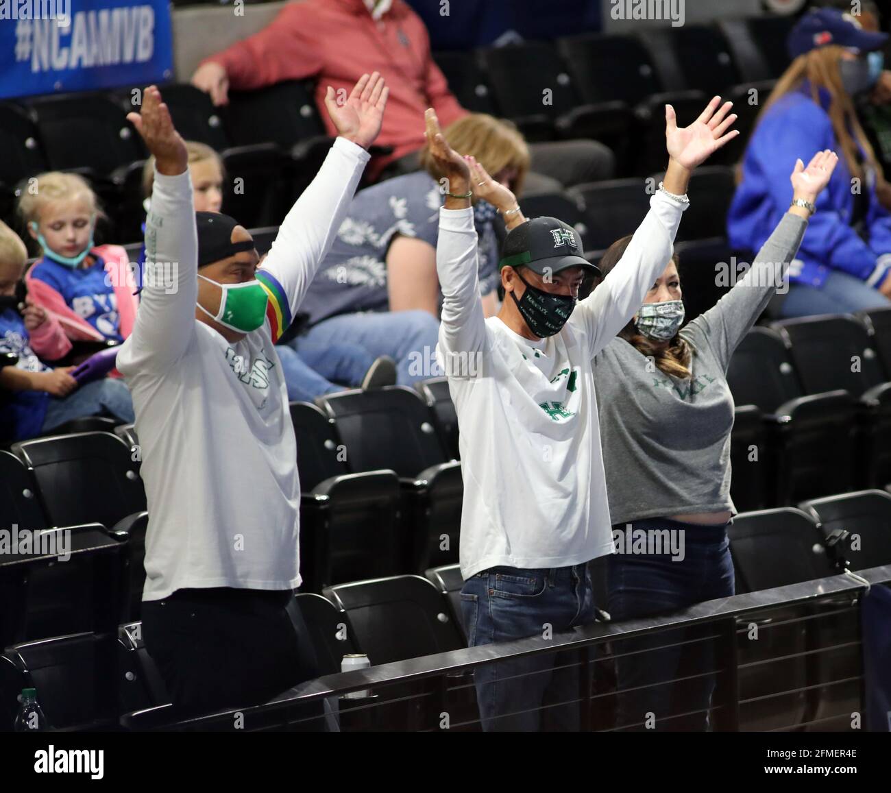 May 8 2021 Hawaii Fans Cheer During A Game Between The Byu Cougars