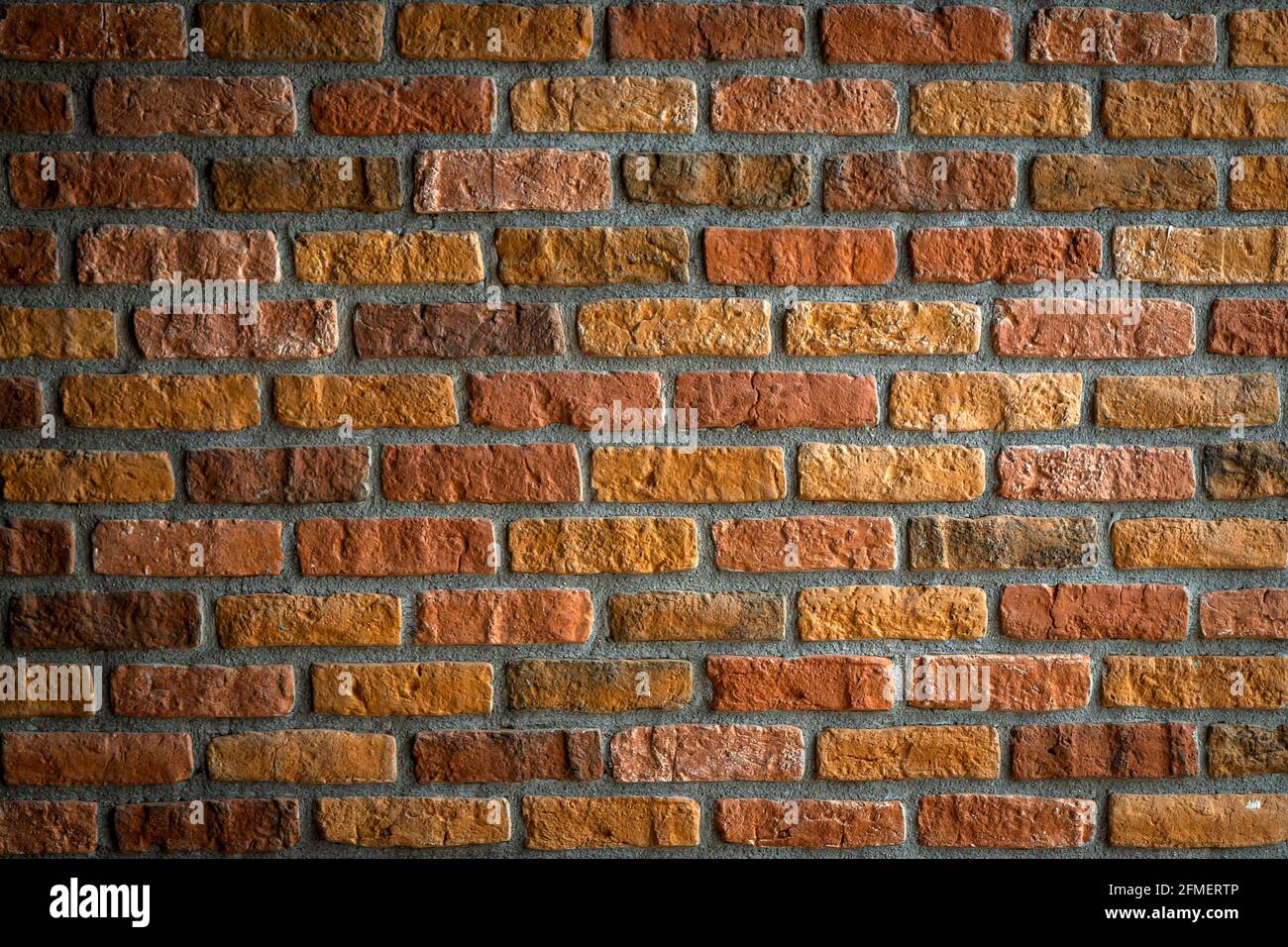 Red brick old wall , texture grunge background Stock Photo - Alamy