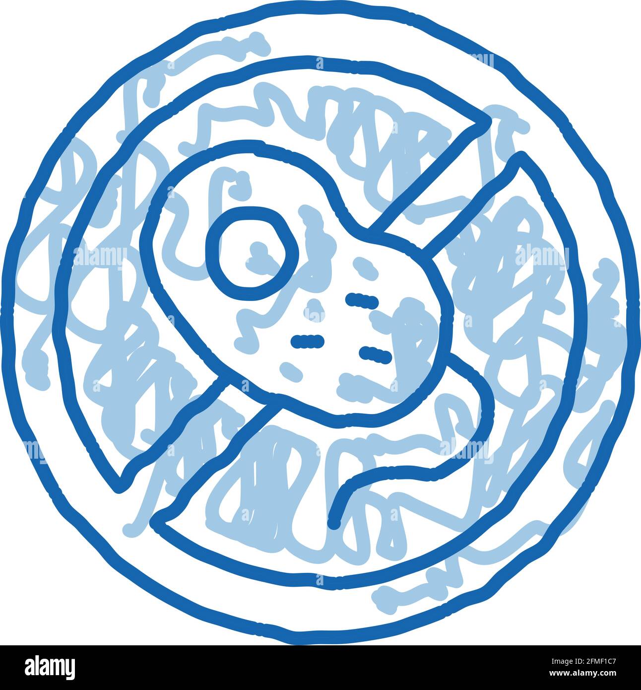 Anti Bacillus Bacteria doodle icon hand drawn illustration Stock Vector ...