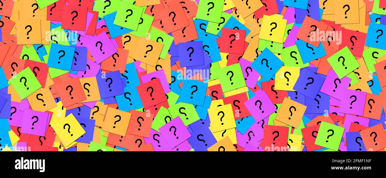 Question mark colorful hi-res stock photography and images - Alamy