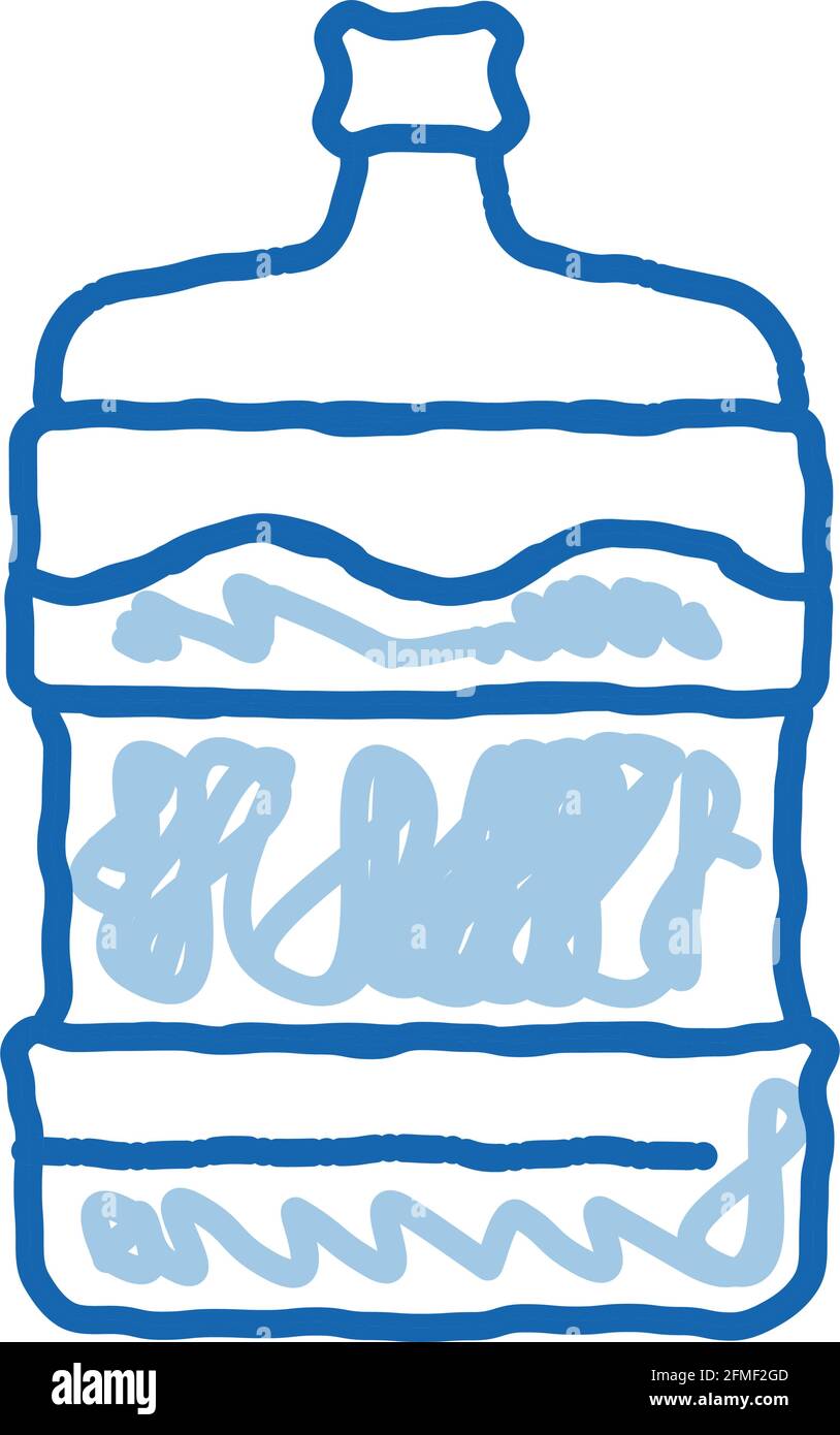Healthy Water Home Filter Vector Thin Line Icon Stock Vector