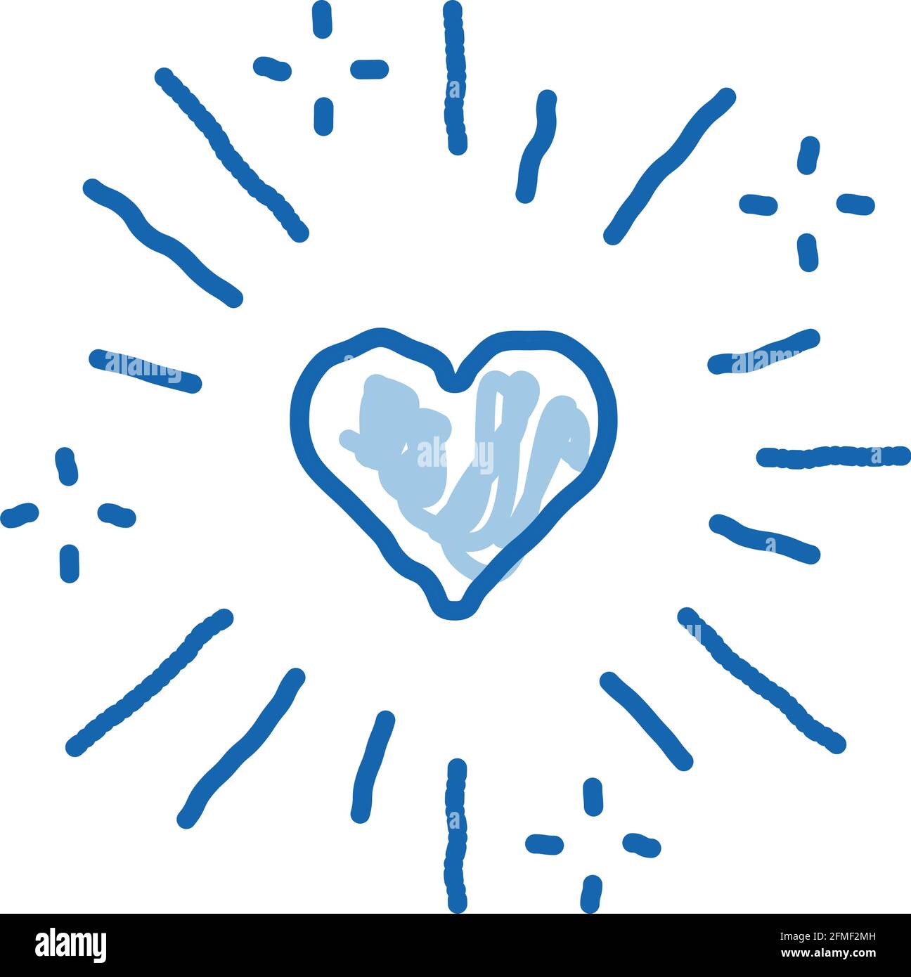 Music Notes Wedding Dance Thin Line Vector Icon Stock Vector