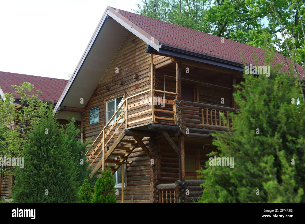 Country House In The Forest Stock Photo - Alamy