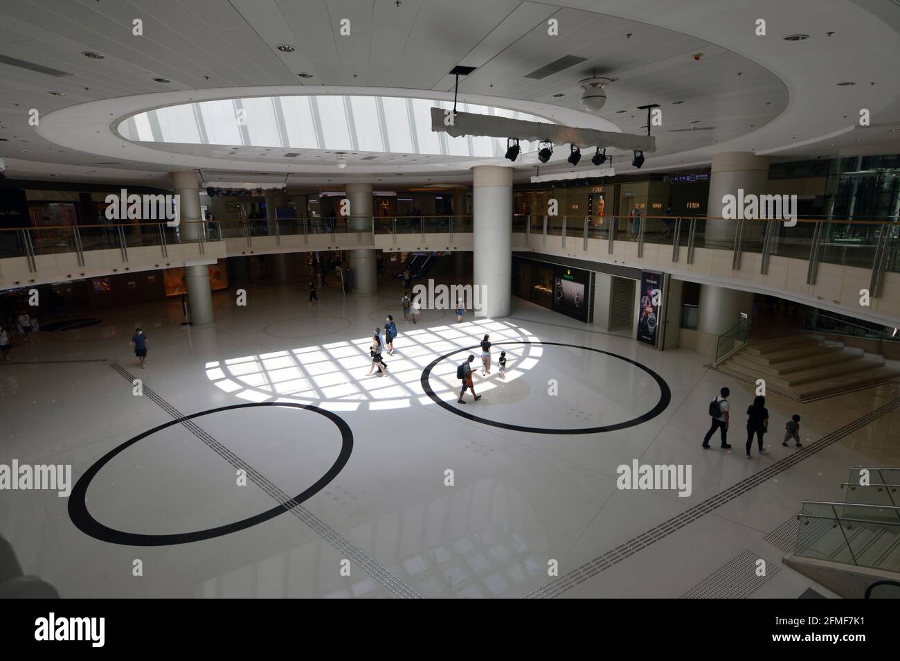 Elements shopping centre interior in West Kowloon, Hong Kong Stock Photo