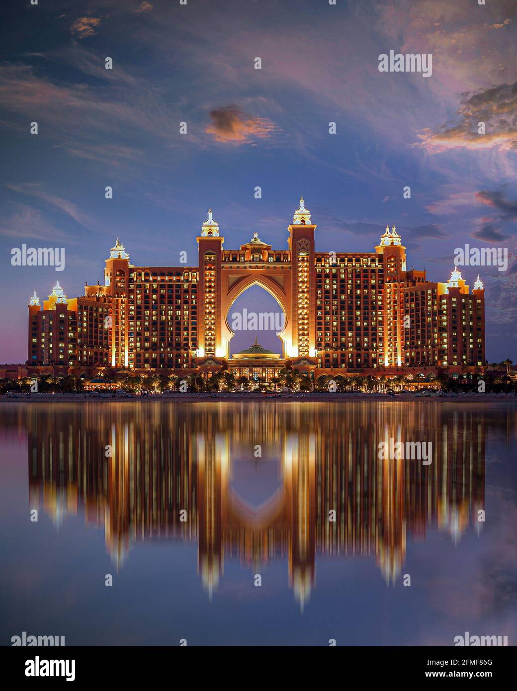 The Atlantis Dubai Stock Photo