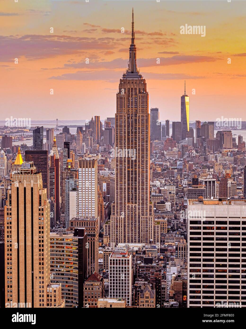 Top of The Rock Stock Photo Alamy