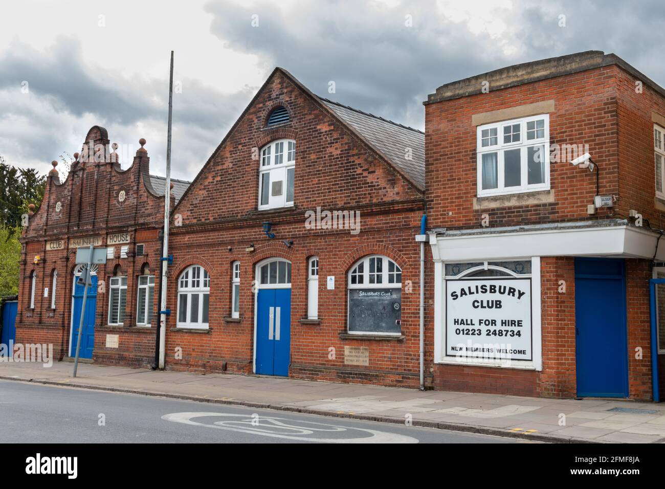 An exterior view of the Salisbury Conservative Working Men's Club on