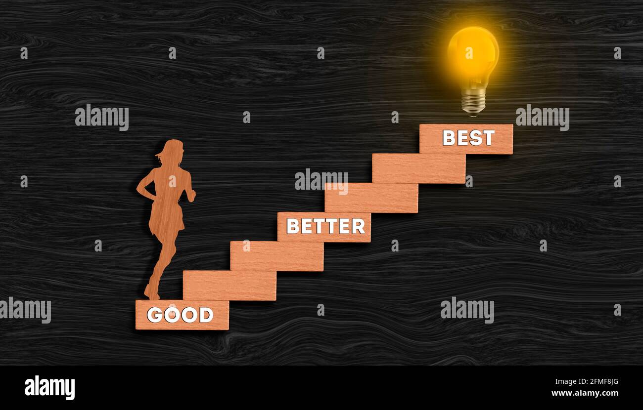 Good better best chart hi-res stock photography and images - Alamy