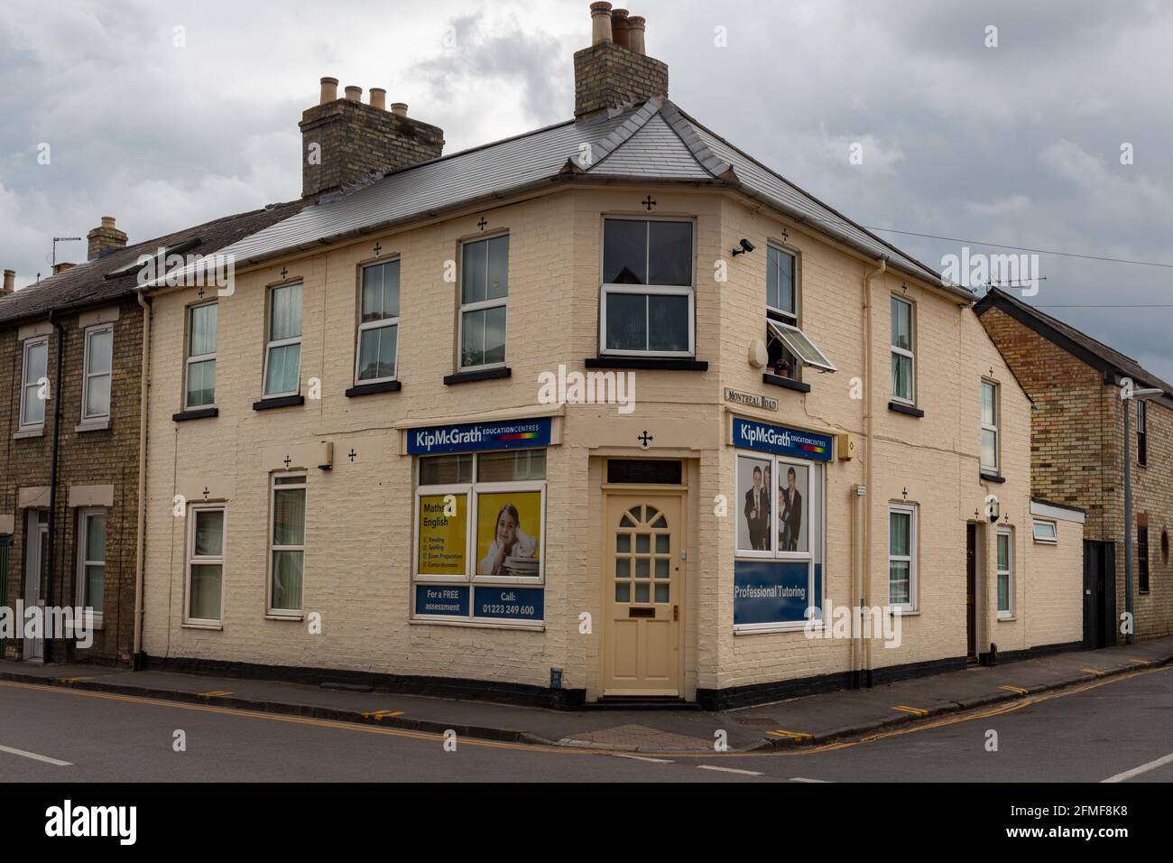 The exterior of Kip McGrath tutoring agency on Mill Road, Cambridge Stock Photo Alamy