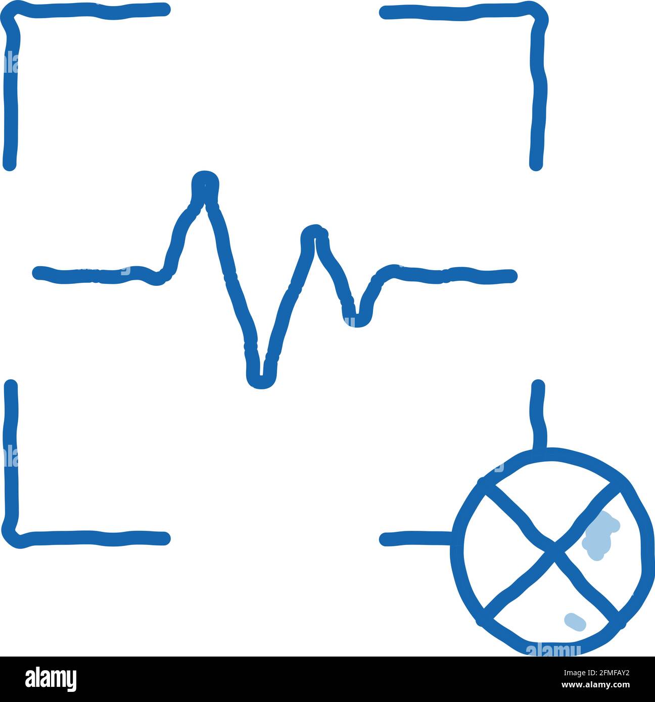 Cancel Action Voice Control doodle icon hand drawn illustration Stock ...