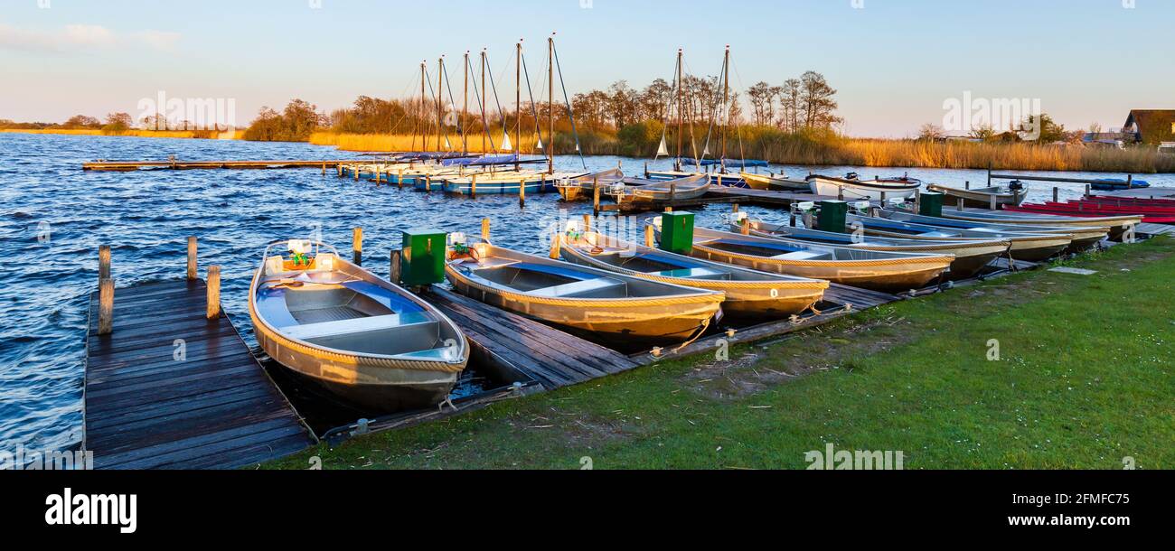 Leekstermeer in Leek, Groningen in The Netherlands Stock Photo