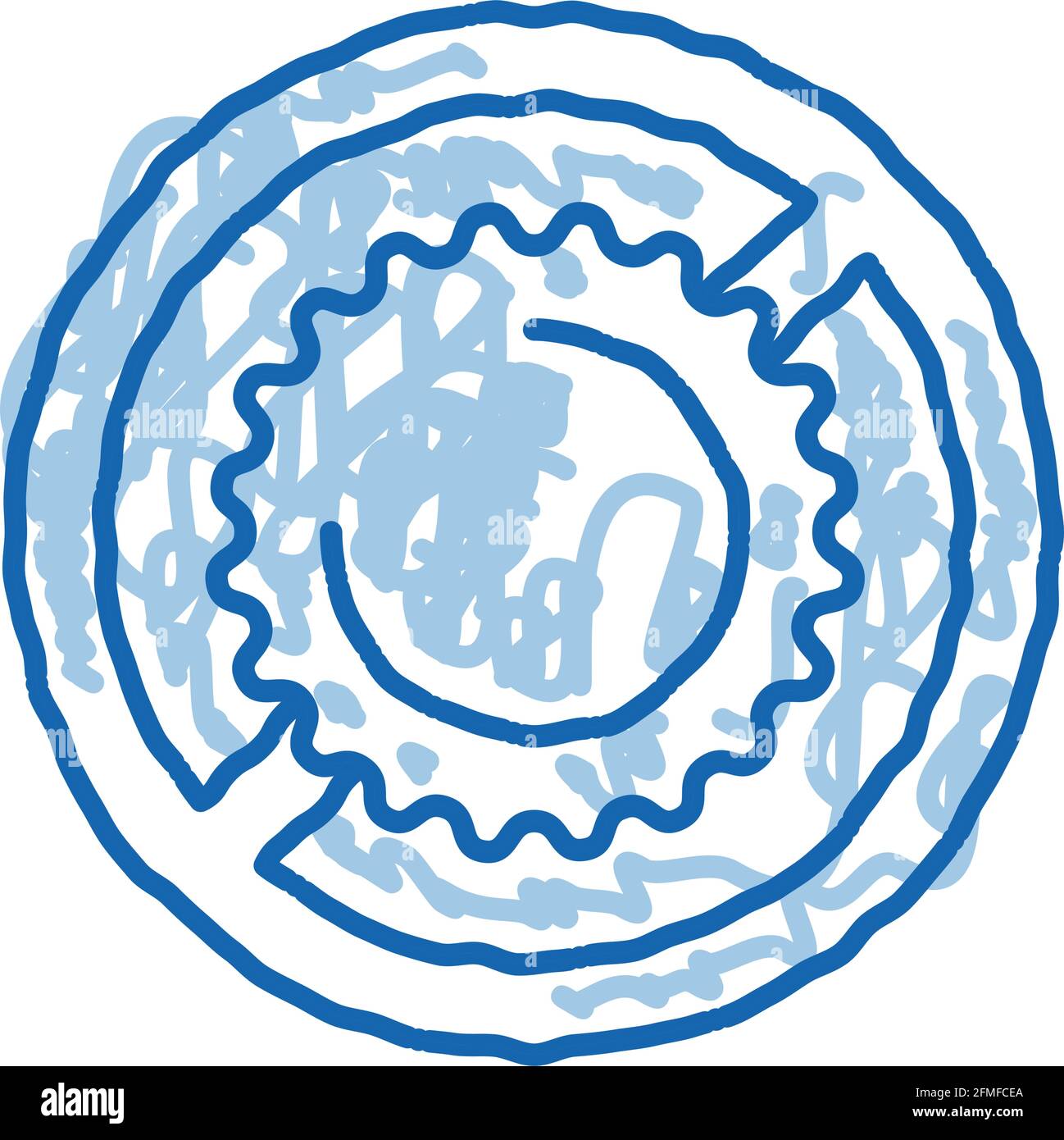 Sign Against Sun doodle icon hand drawn illustration Stock Vector Image ...