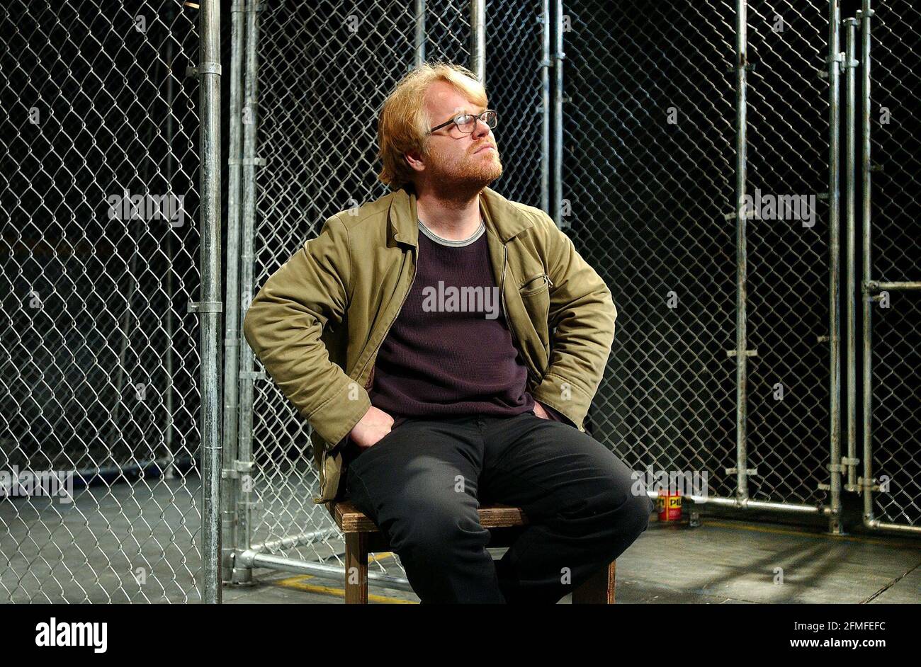 For Features> Actor/Director Phillip Seymour Hoffman.28 April 2002 photo Andy Paradise parked by jv 29 April 2002 Stock Photo