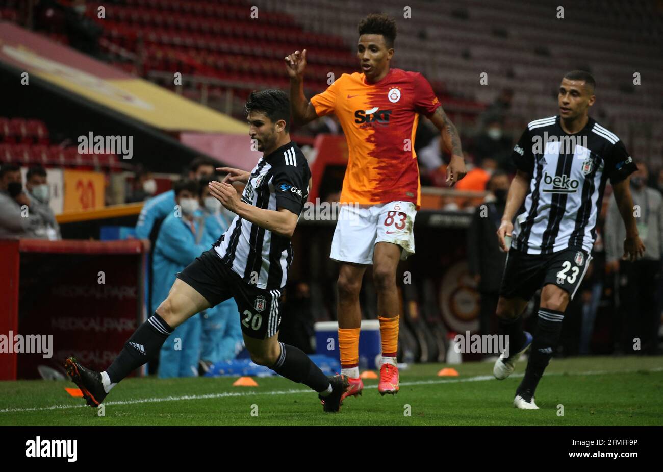 BesiktasâÂ€Â™s Josef De Souza during Galatasaray - Besiktas Turkish Super  League Game at Galatasaray TT Arena in Istanbul, Turkey, on May 9, 2021.  Photo by Tolga Adanali/Depo Photos/ABACAPRESS.COM Stock Photo - Alamy