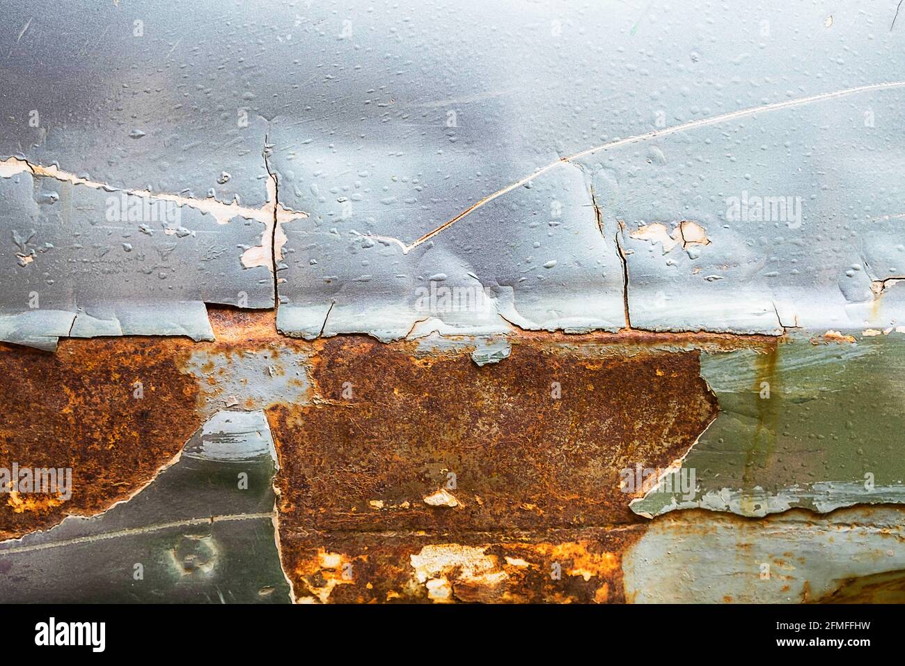 Corroded surfaces that rust Stock Photo