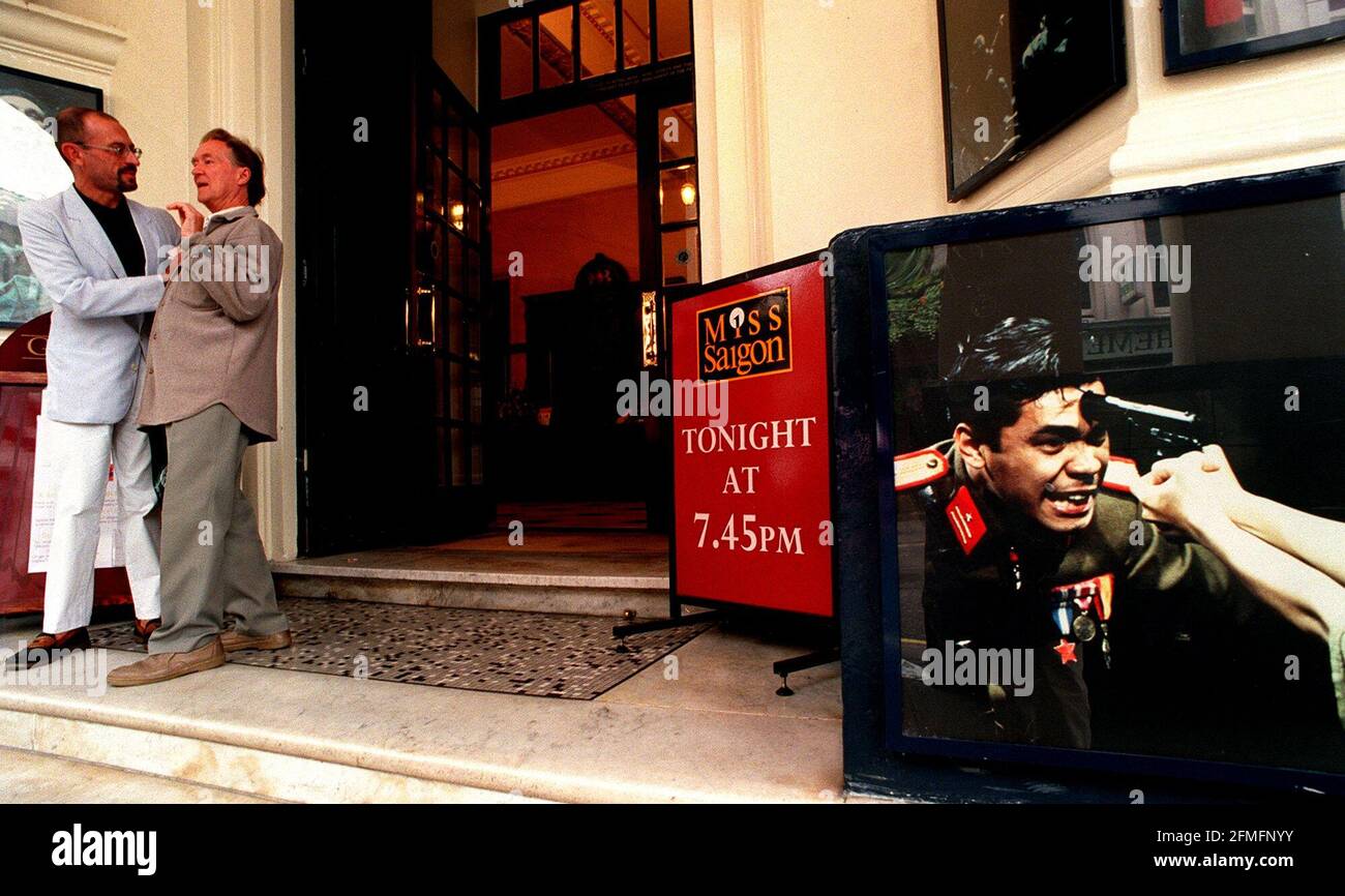The Theatre Royal Drury Lane June 1999where the musical Miss Saigon is staged Stock Photo