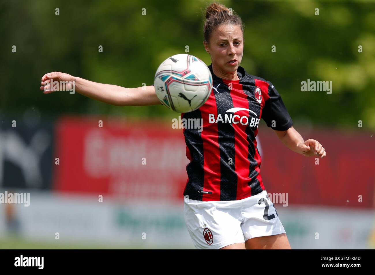 Linda Tucceri Cimini (AC Milan) hand ball during AC Milan vs ACF Fiorentina  femminile, Italian football Serie A Women match in Milan, Italy, May 09  2021 Stock Photo - Alamy