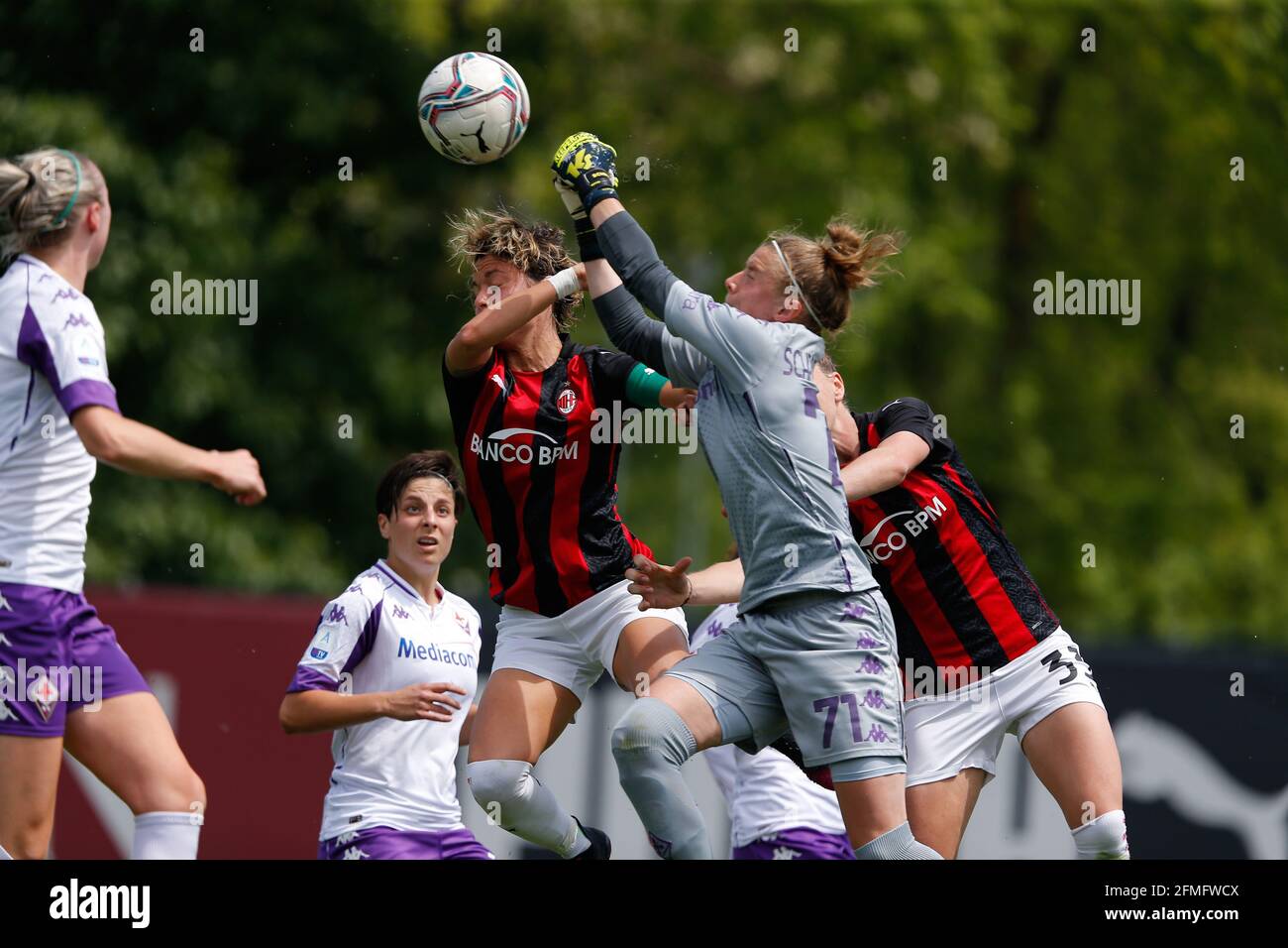 Valery Vigilucci (ACF Fiorentina Femminile) during AC Milan vs ACF  Fiorentina femminile, Italian football S - Photo .LiveMedia/Francesco  Scaccianoce Stock Photo - Alamy