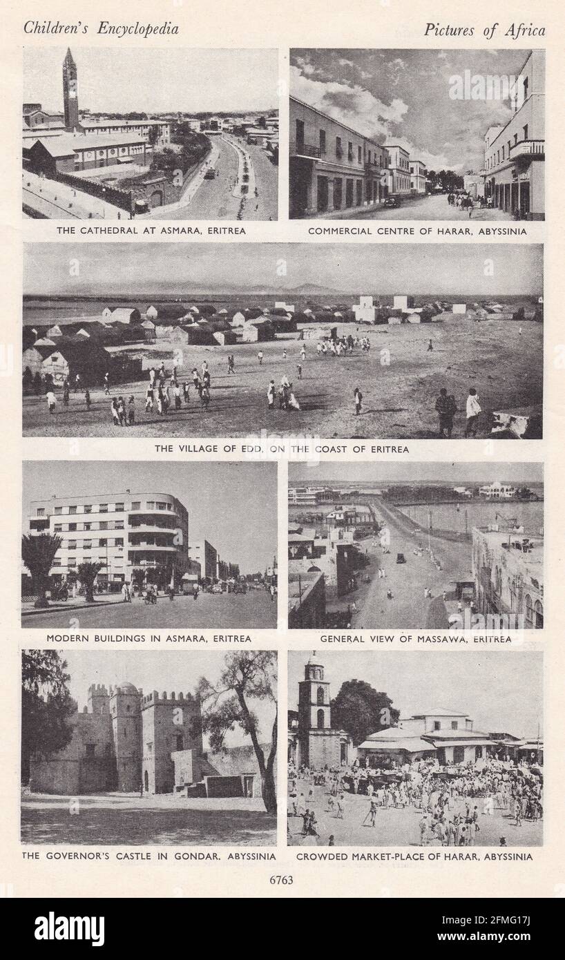 Vintage black and white photos of Africa 1940s Stock Photo - Alamy