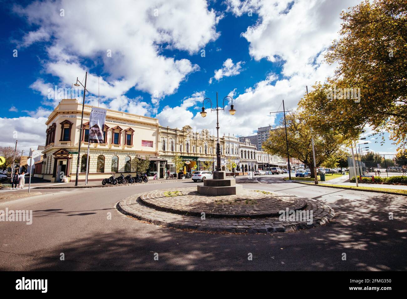 Williamstown Buildings in Melbourne Australia Stock Photo Alamy
