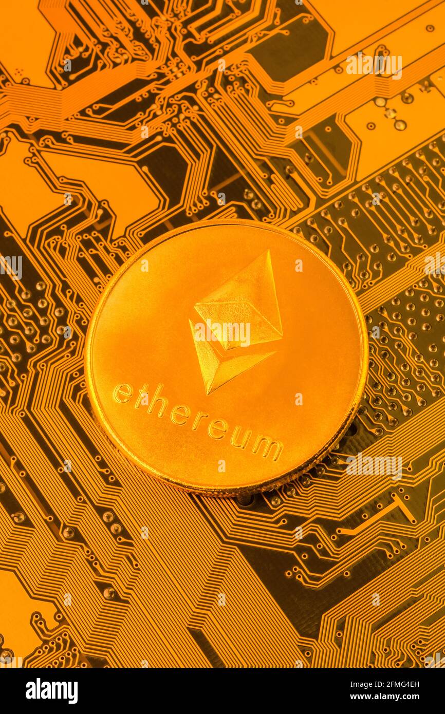 Computer Chip Token Digital coin exchanges hi-res stock photography and images - Alamy
