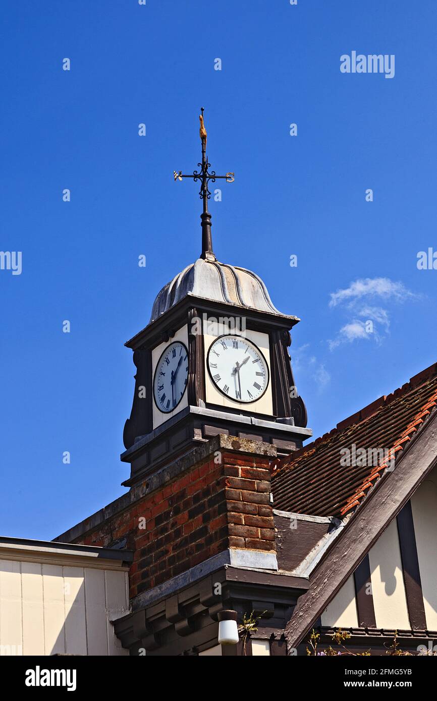 Tha Clock Tower at the Royal Station Wolferton, Sandringham, Norfolk