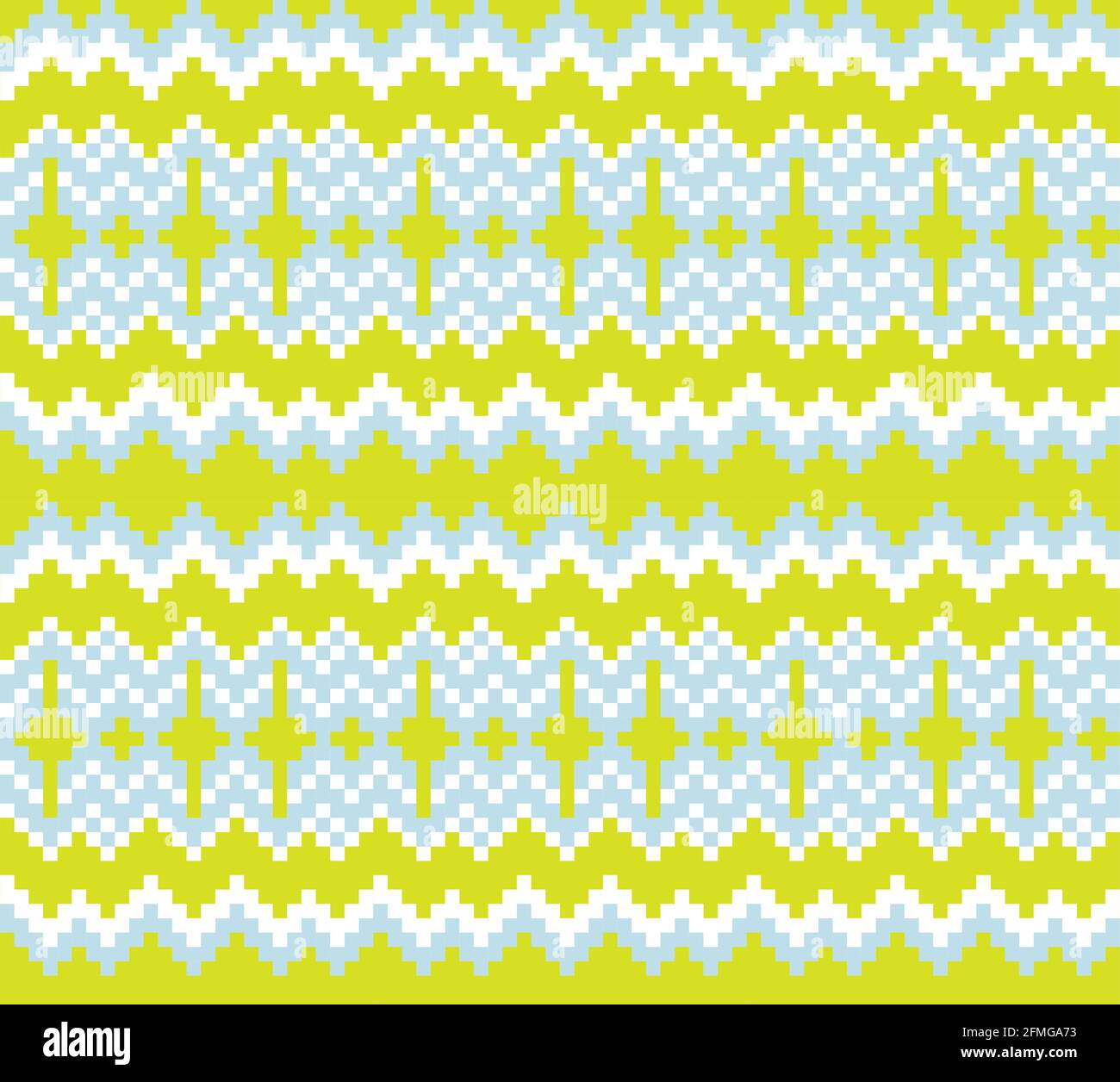 Fairisle Christmas Pattern Print Backpack main image 0