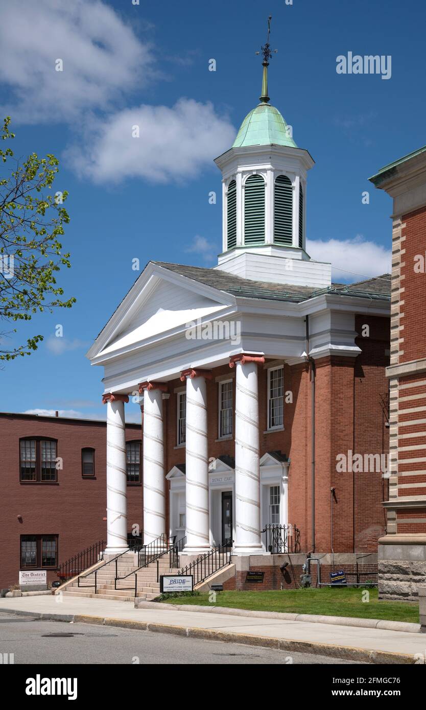 Former First District Courthouse in Taunton, Massachustts, USA now a