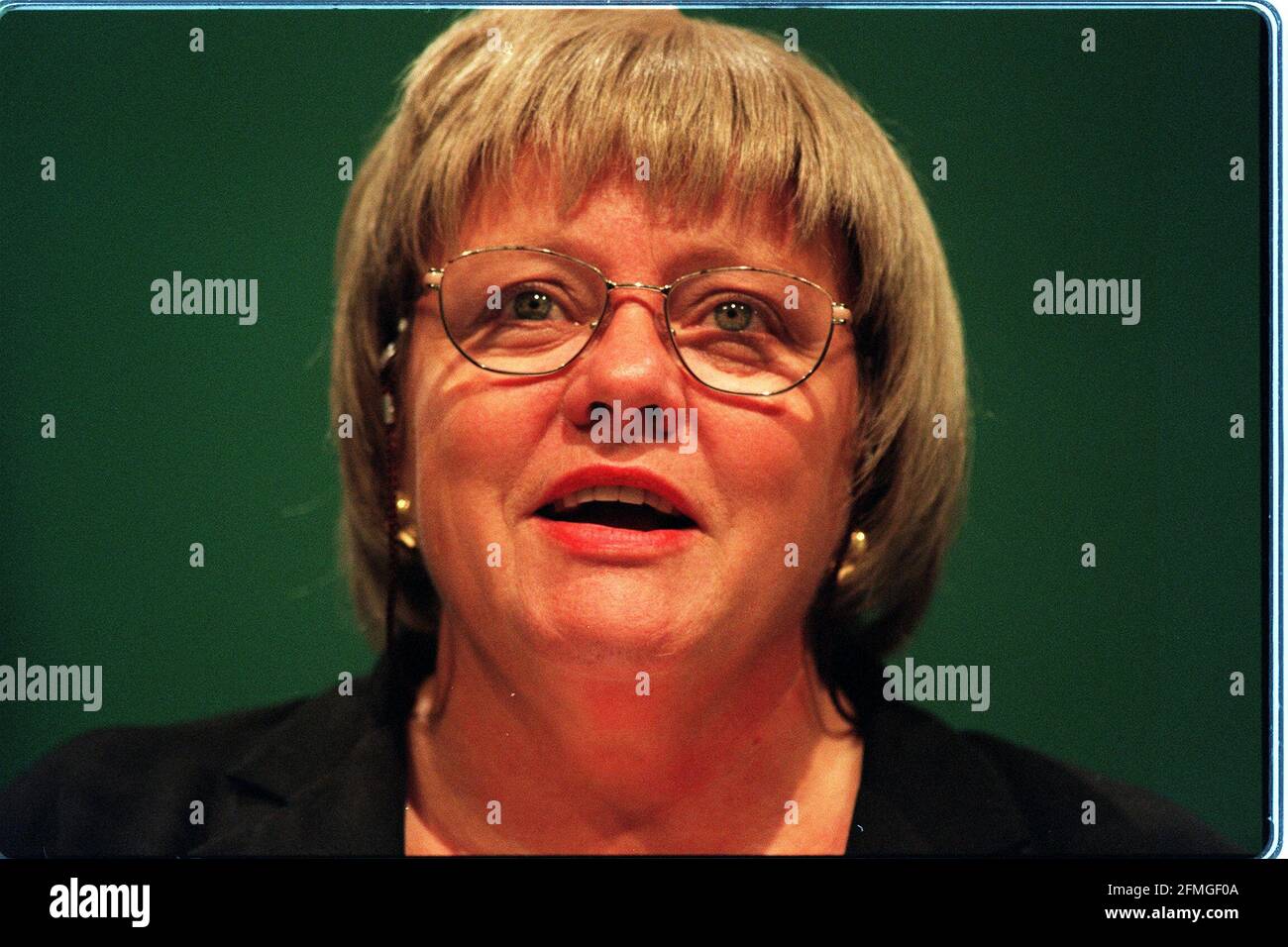 mo mowlam   Secretary of State for Northern Ireland 1997At the Labour Party Conference in Brighton Stock Photo