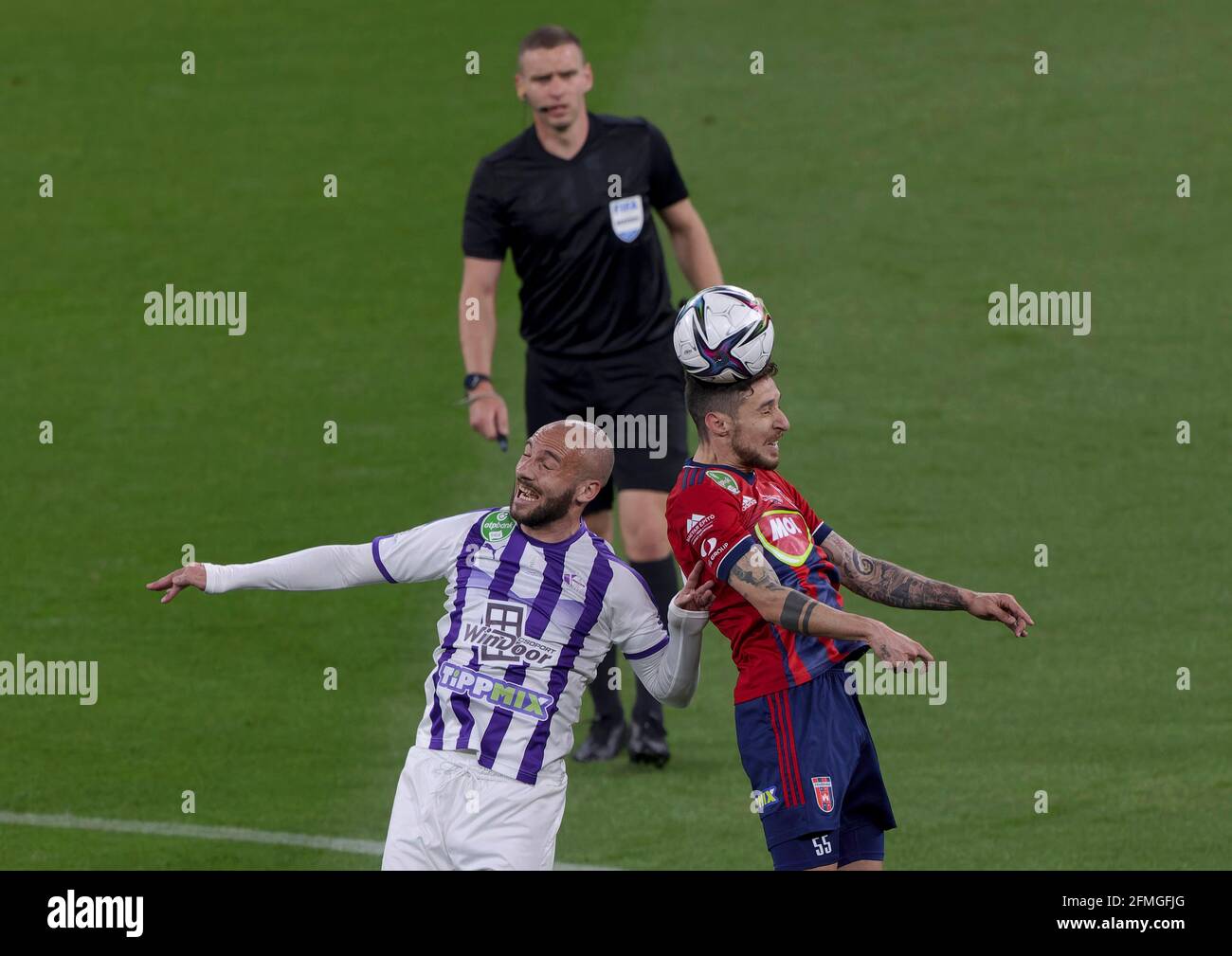 BUDAPEST, HUNGARY - APRIL 24: Yohan Croizet of Ujpest FC