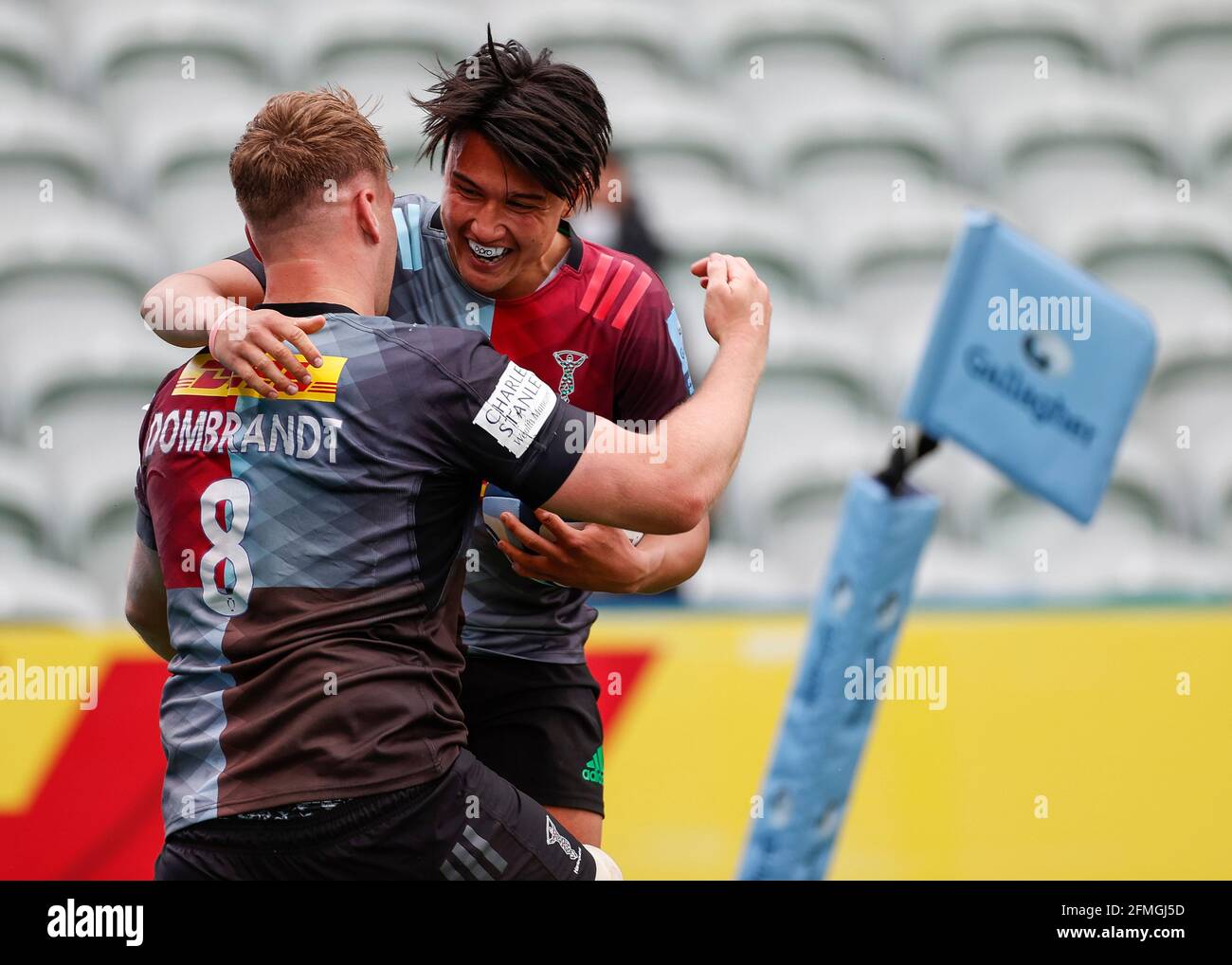 Twickenham Stoop, London, UK. 9th May, 2021. English Premiership Rugby ...