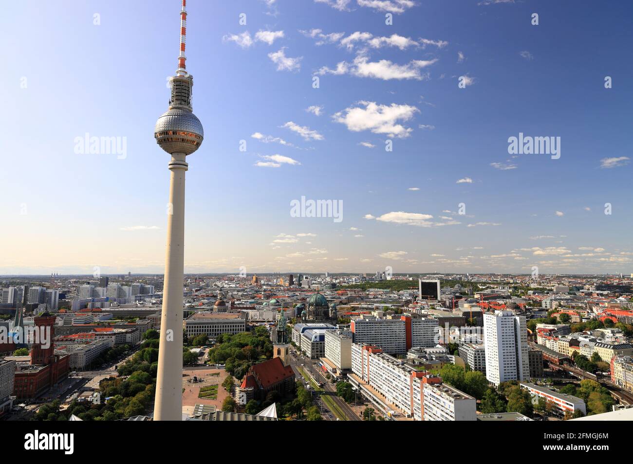 Berlin TV Tower. Germany, Europe. Stock Photo