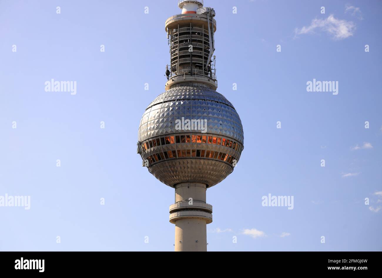 Berlin TV Tower. Germany, Europe. Stock Photo