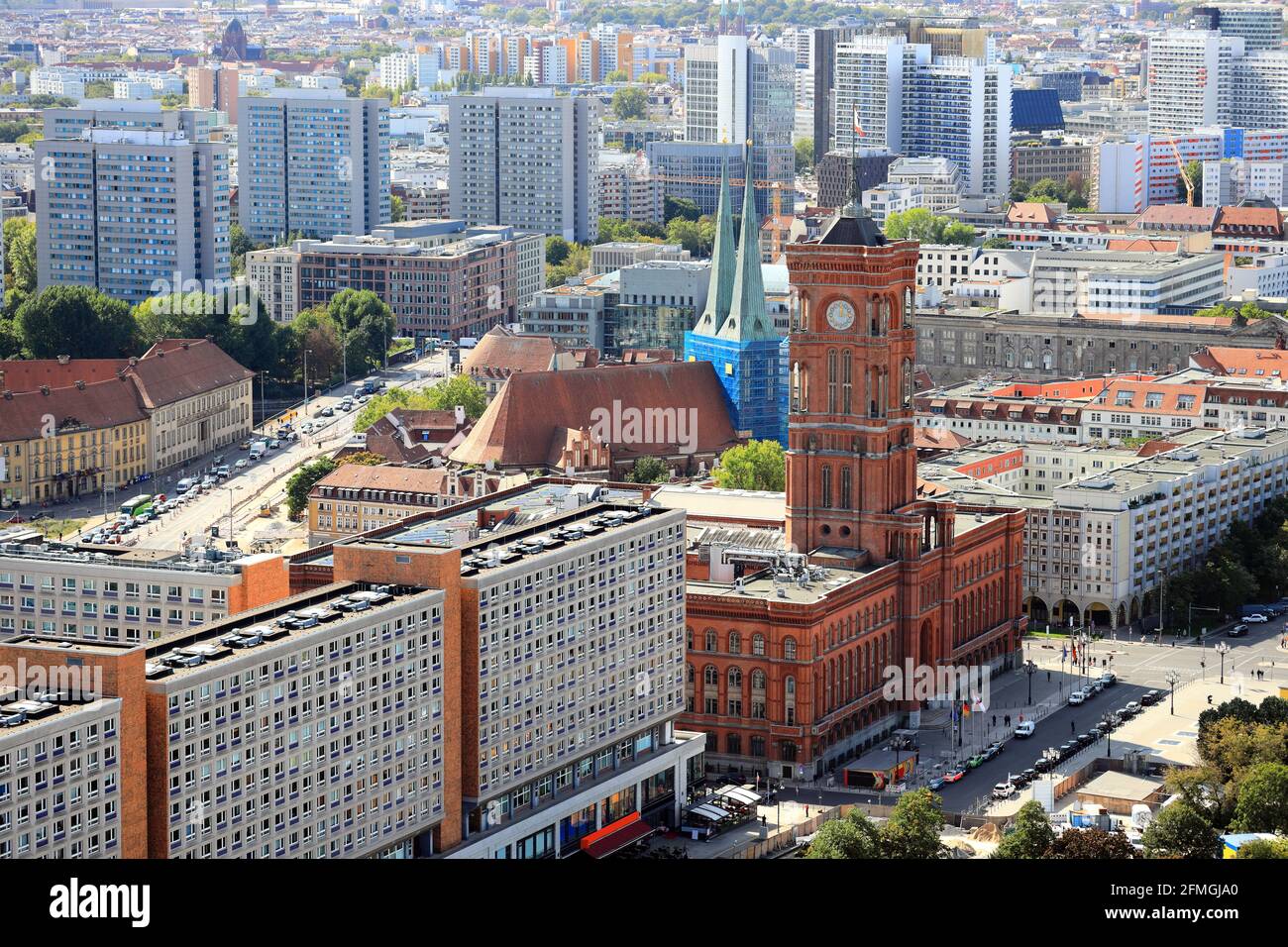 Berlin - aerial view. Germany, Europe Stock Photo - Alamy