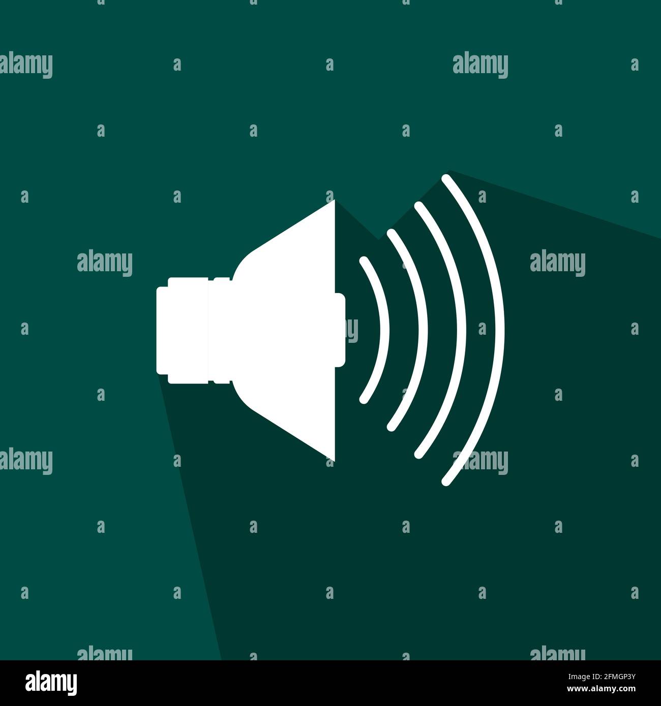 Speaker vector illustration. loud speaker icon template design Stock ...