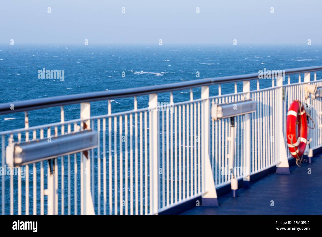 Cherbourg En Cotentin, France. 28th Feb, 2021. A view of the English 