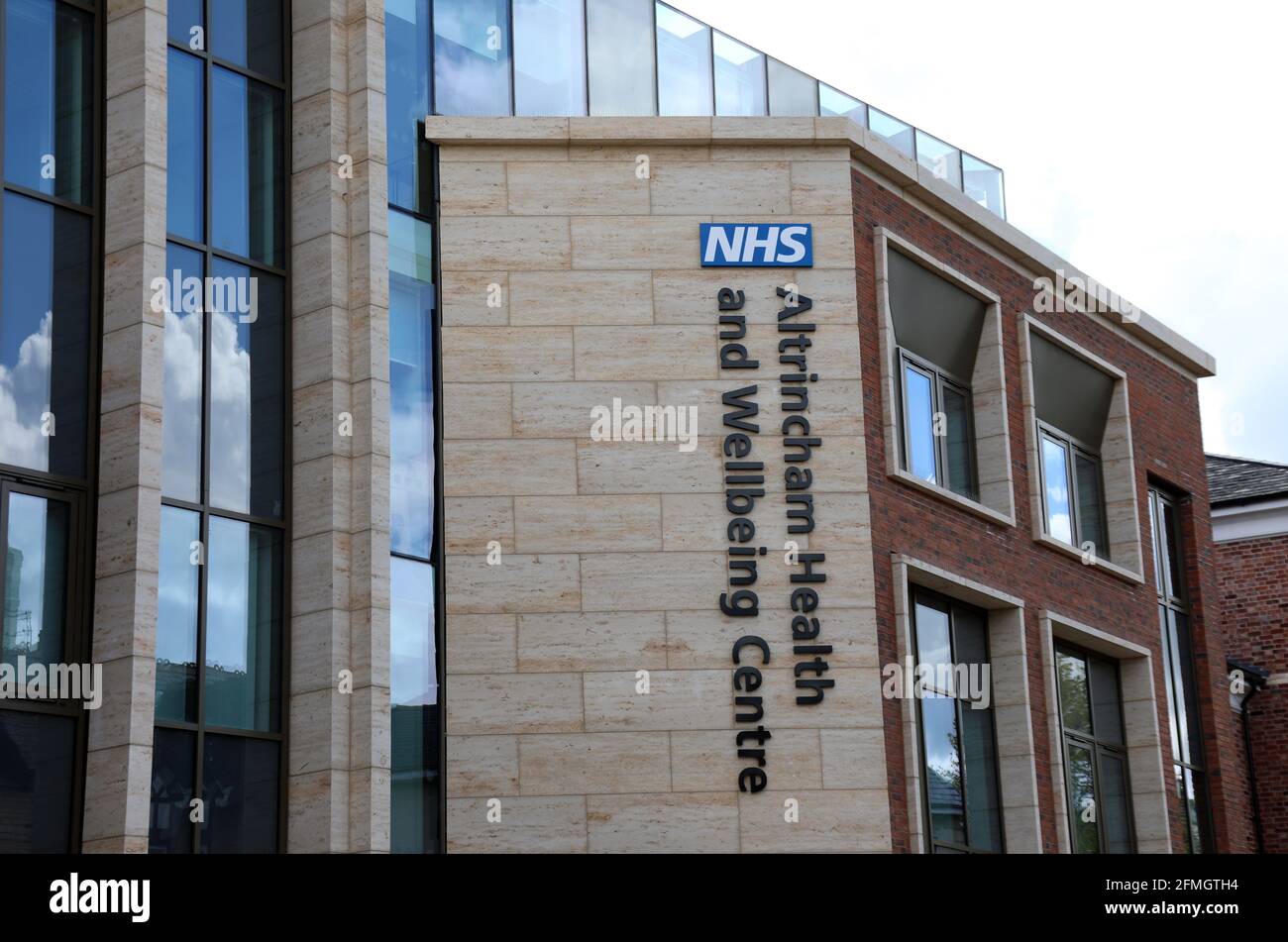 NHS Altrincham Health and Wellbeing Centre Stock Photo - Alamy