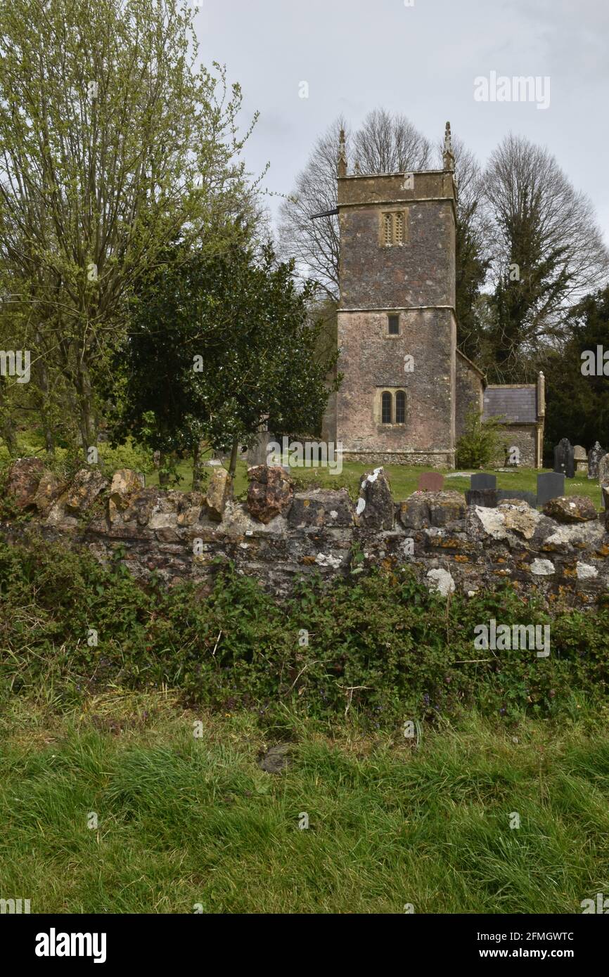 St Andrew's Church, Somerset, UK Stock Photo Alamy