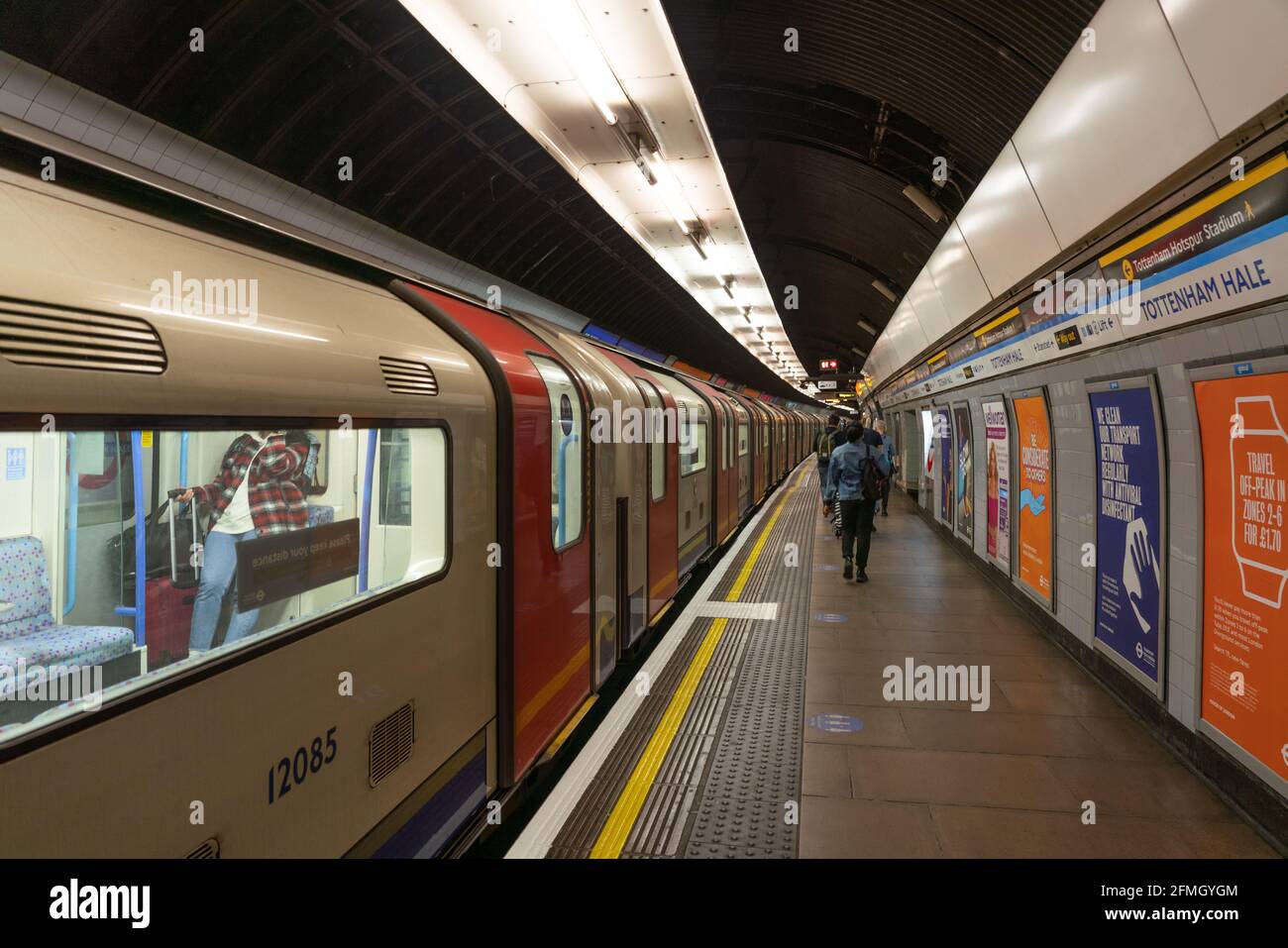 Tottenham Hale tube, Underground Station Stock Photo